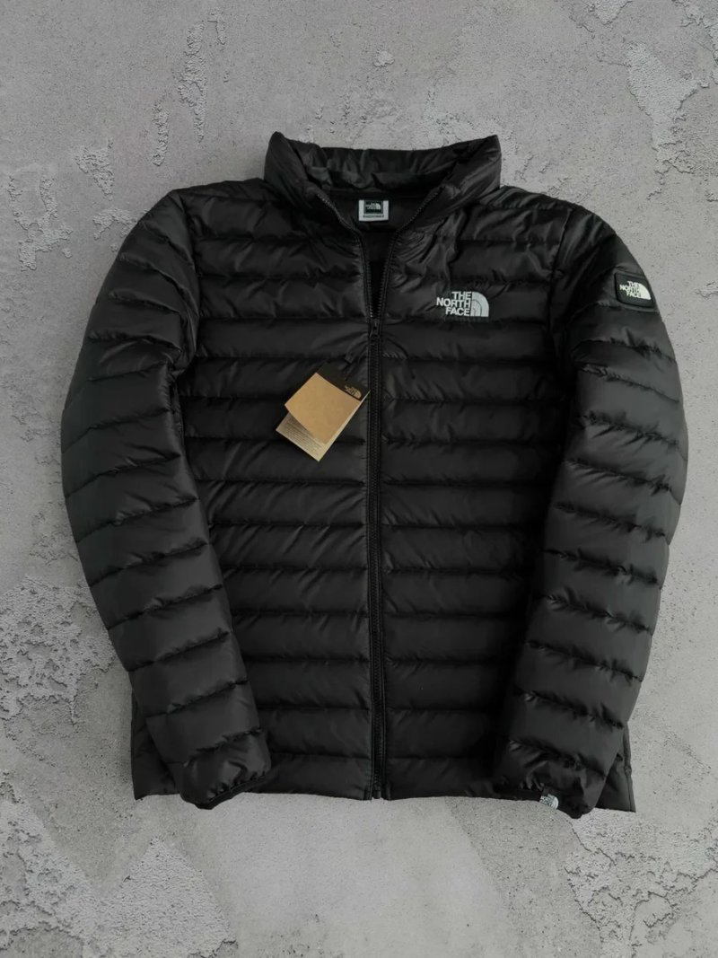 Куртка мужская демисезонная The North Face до 0°С черная стеганая tnf — фото 2