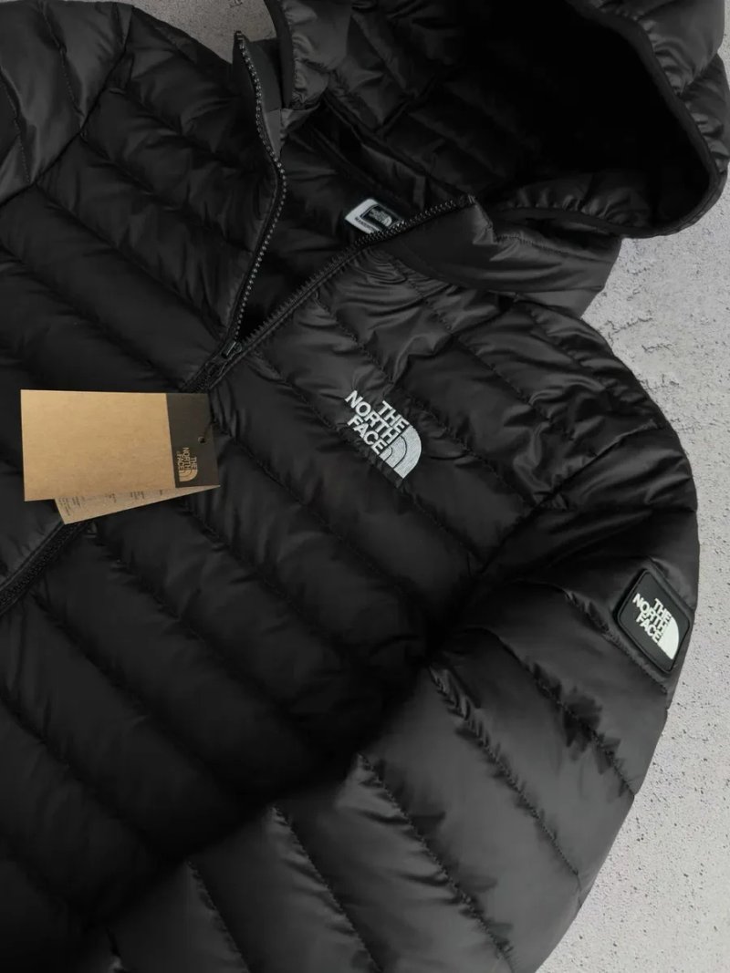 Куртка мужская демисезонная The North Face до 0°С черная стеганая tnf — фото 3