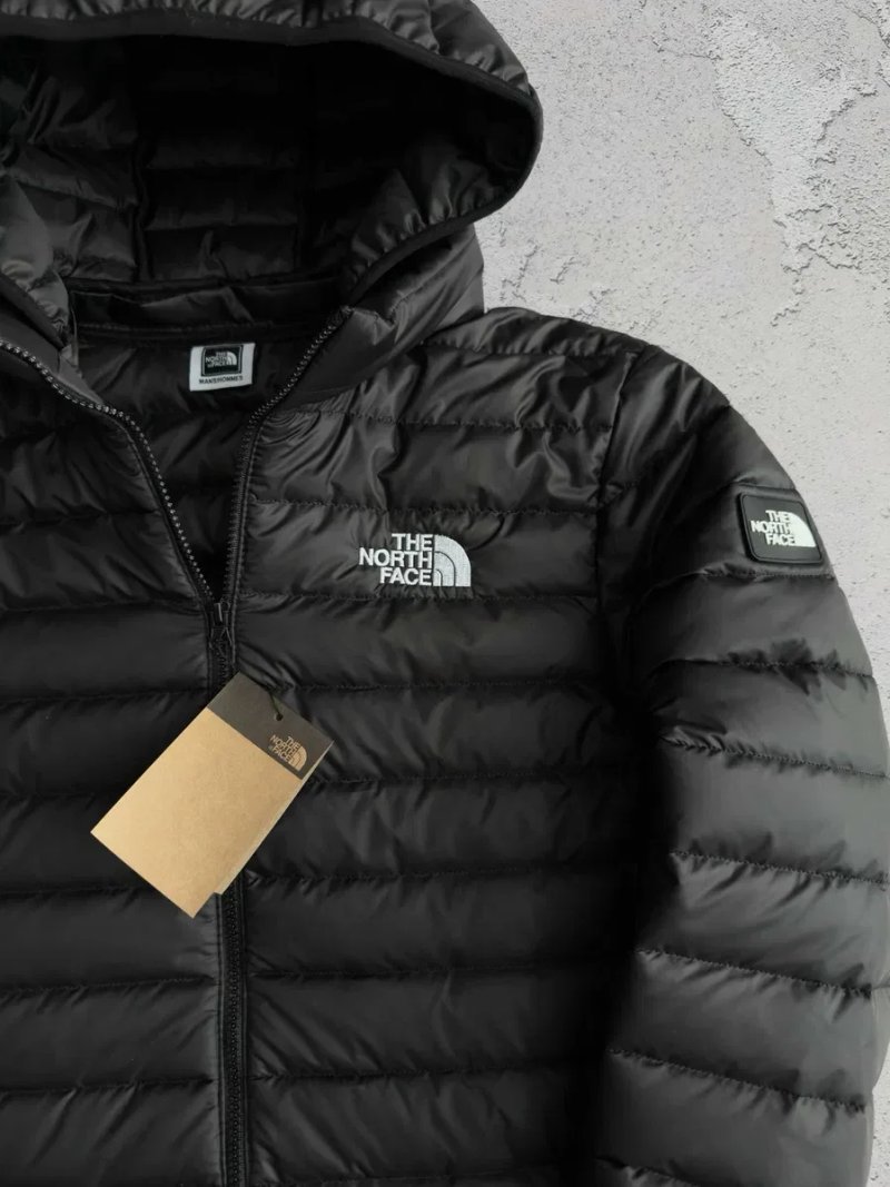 Куртка мужская демисезонная The North Face до 0°С черная стеганая tnf — фото 4