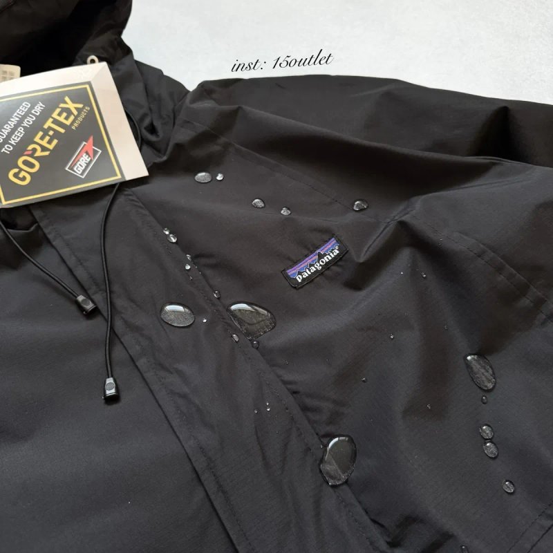 Куртка Patagonia Gore-Tex Патагонія Гор Текс Курточка Чорна Утеплена — фото 2