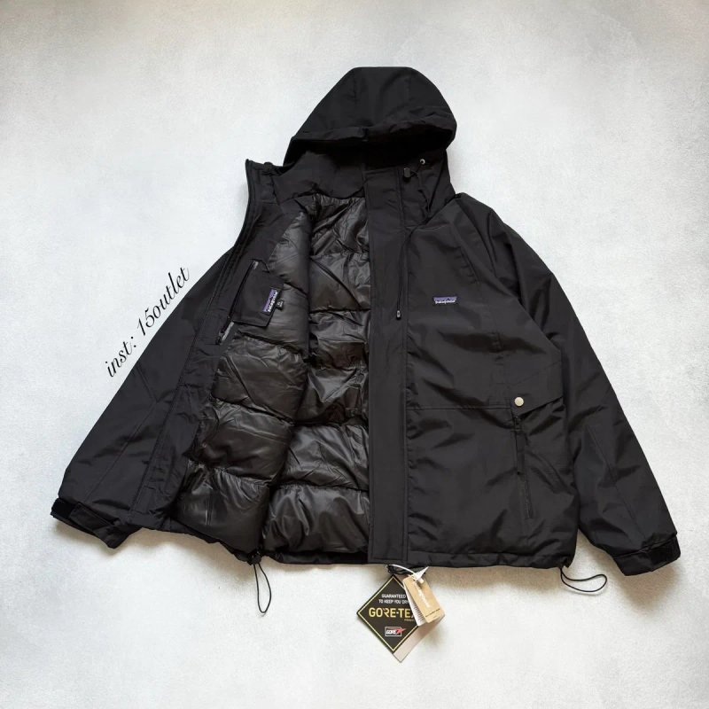 Куртка Patagonia Gore-Tex Патагонія Гор Текс Курточка Чорна Утеплена — фото 3