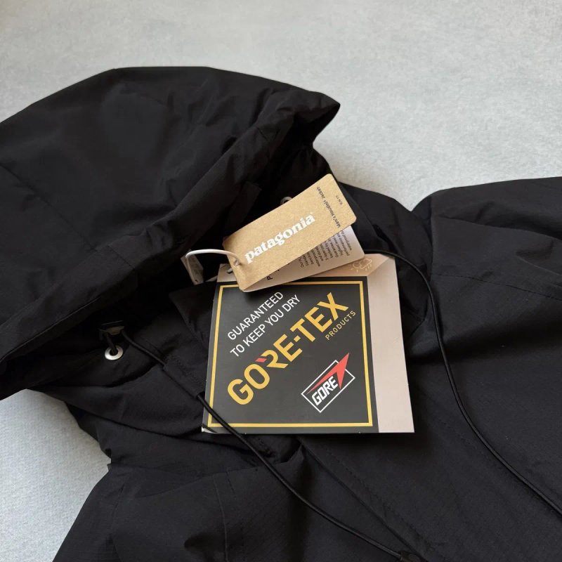 Куртка Patagonia Gore-Tex Патагонія Гор Текс Курточка Чорна Утеплена — фото 7