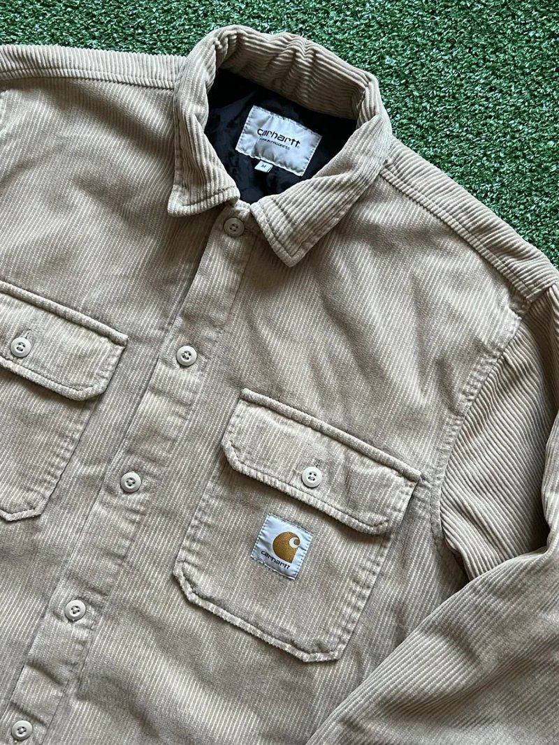 Куртка, рубашка  Carhartt WIP Whitsome Shirt Jac, кархарт — фото 4