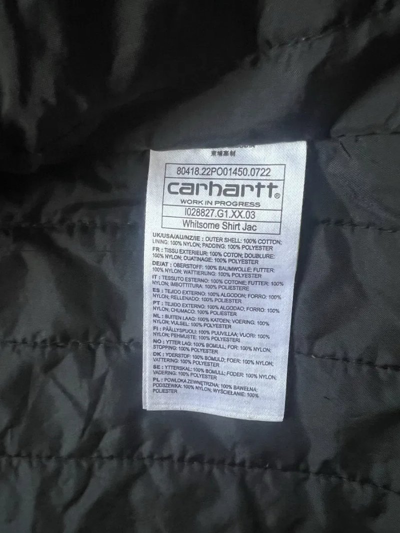 Куртка, рубашка  Carhartt WIP Whitsome Shirt Jac, кархарт — фото 7