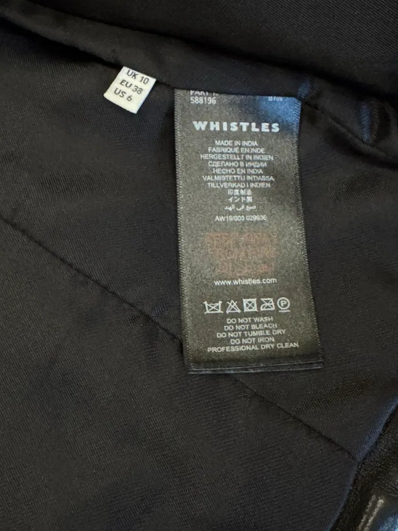Куртка  шкіряна Whistles — фото 4