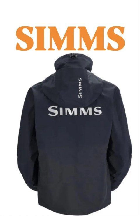 Куртка Simms ProDry М-L-Xl-XXL чорна | Нова | Риболовля, дощ, вітер