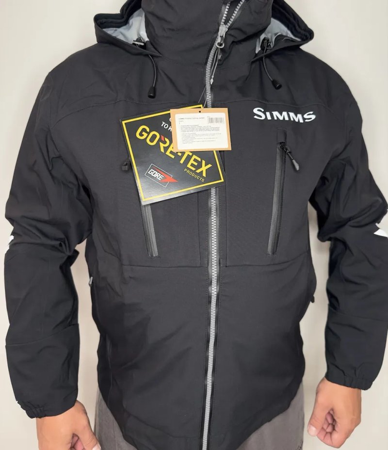 Куртка Simms ProDry М-L-Xl-XXL чорна | Нова | Риболовля, дощ, вітер — фото 5