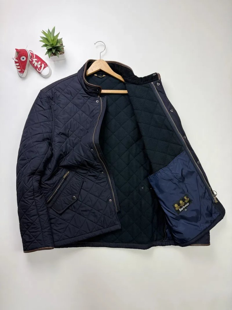Куртка стеганная Barbour Men's Powell Polarquilt Jacket size XL, XXL — фото 3
