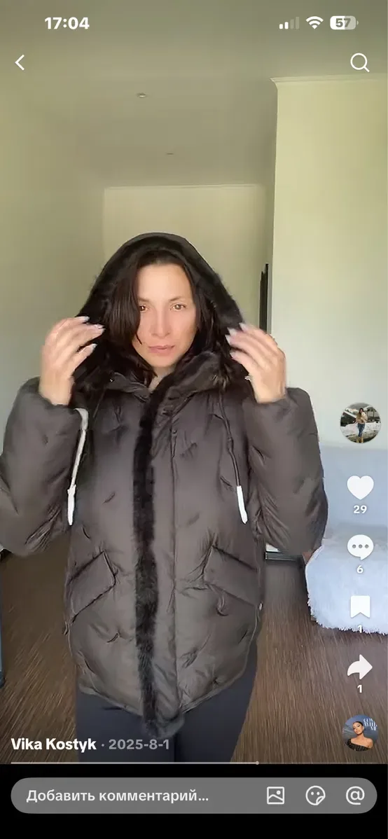 Куртка з норкою зимова — фото 8