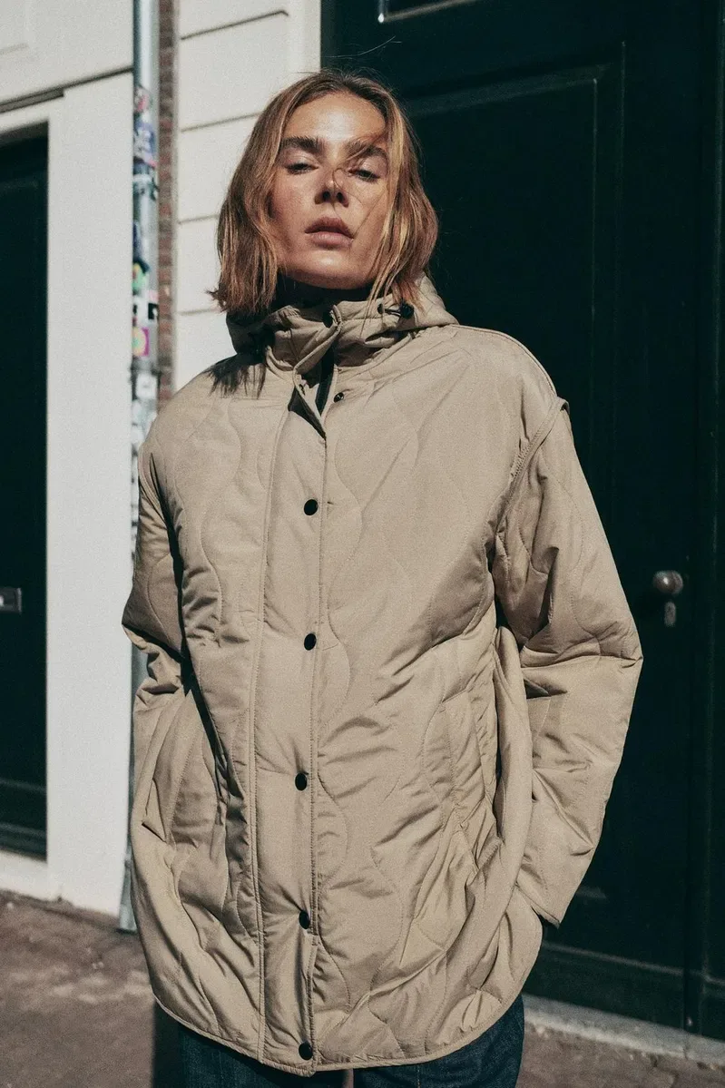 Куртка жіноча демісезон Зара Zara оригінал XS, S, M, L — фото 5