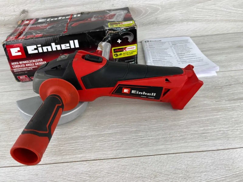 Кутова шліфмашина щіткова Einhell TC-AG 18/115 Li-Solo  X-Change — фото 2