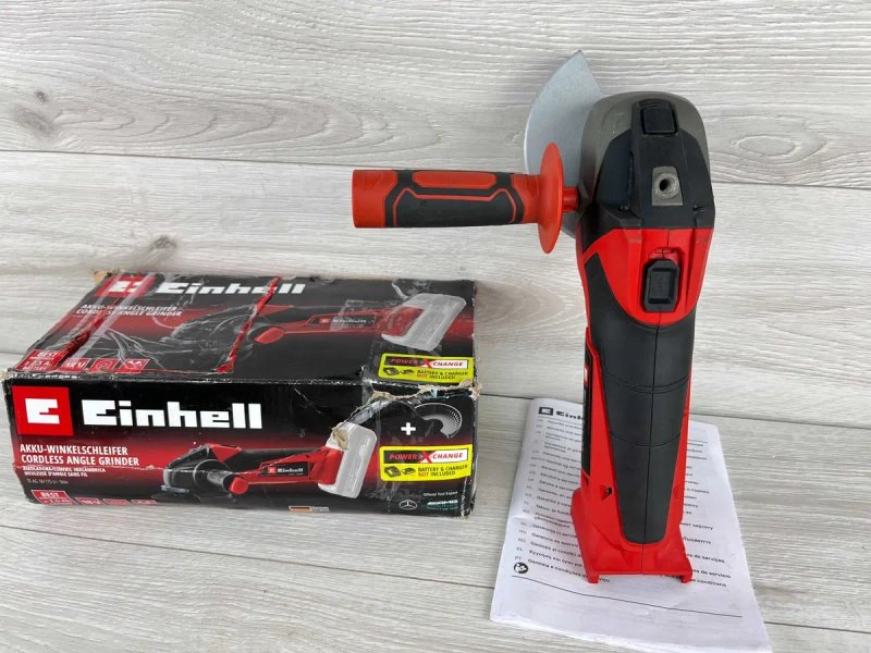 Кутова шліфмашина щіткова Einhell TC-AG 18/115 Li-Solo  X-Change — фото 7