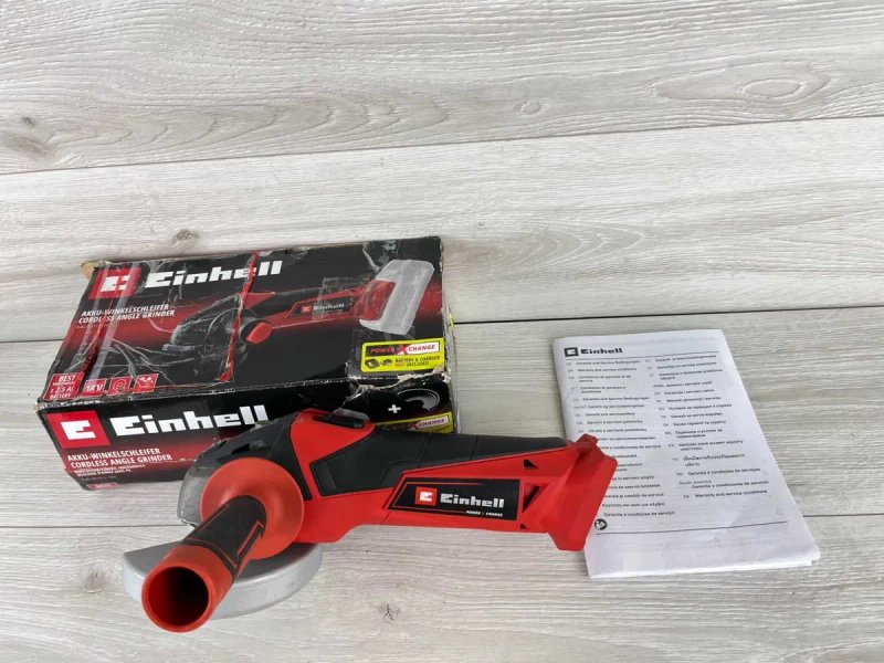 Кутова шліфмашина щіткова Einhell TC-AG 18/115 Li-Solo  X-Change — фото 8