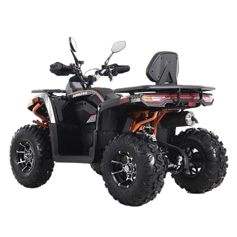 Квадроцикл SharX 250 Оранж | Титановые диски | Лебедка | Shark — фото 8