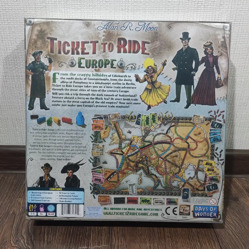 Квиток на потяг Європа / Квиток на потяг Америка / Ticket to Ride 1912 — фото 3