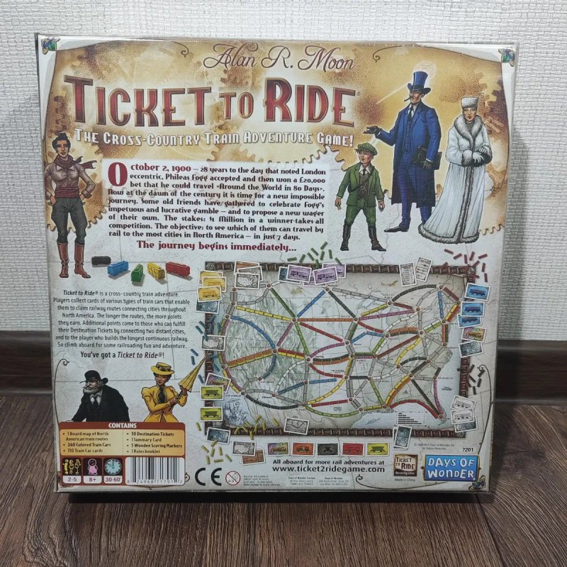 Квиток на потяг Європа / Квиток на потяг Америка / Ticket to Ride 1912 — фото 5