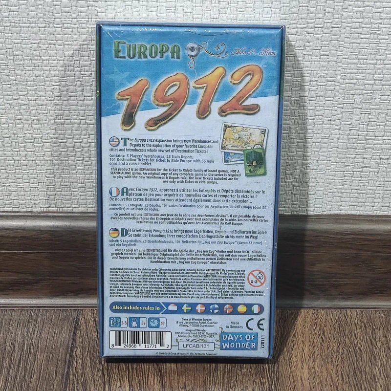 Квиток на потяг Європа / Квиток на потяг Америка / Ticket to Ride 1912 — фото 7