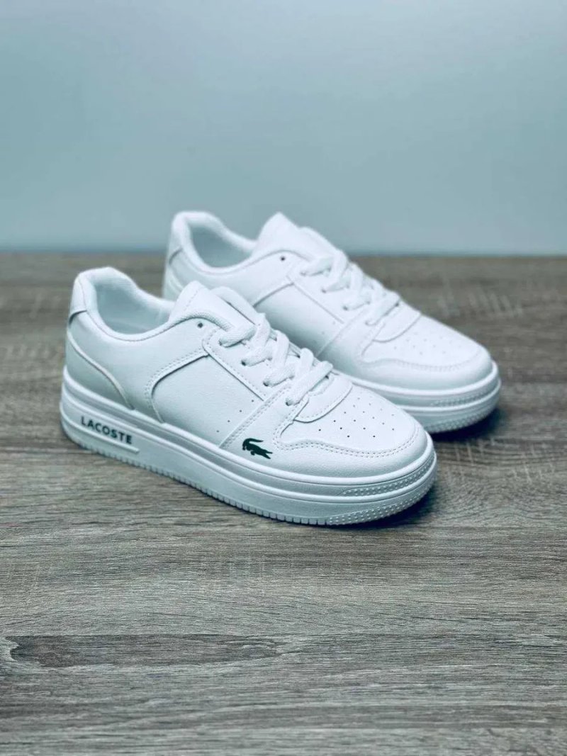Lacoste белые кожаные кроссовки Лакоста Кросовки Лакосте кросівки білі Лакост Lacosta Осень 2026 Кроссовки Lacoste женские — фото 2