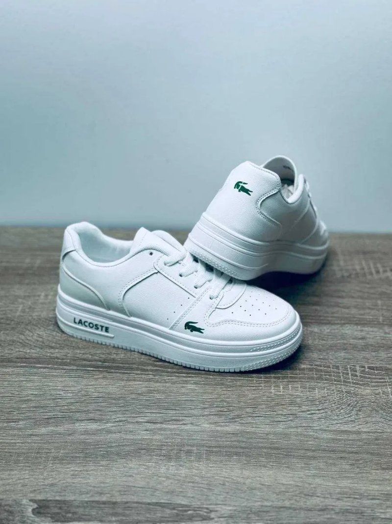 Lacoste белые кожаные кроссовки Лакоста Кросовки Лакосте кросівки білі Лакост Lacosta Осень 2026 Кроссовки Lacoste женские — фото 3