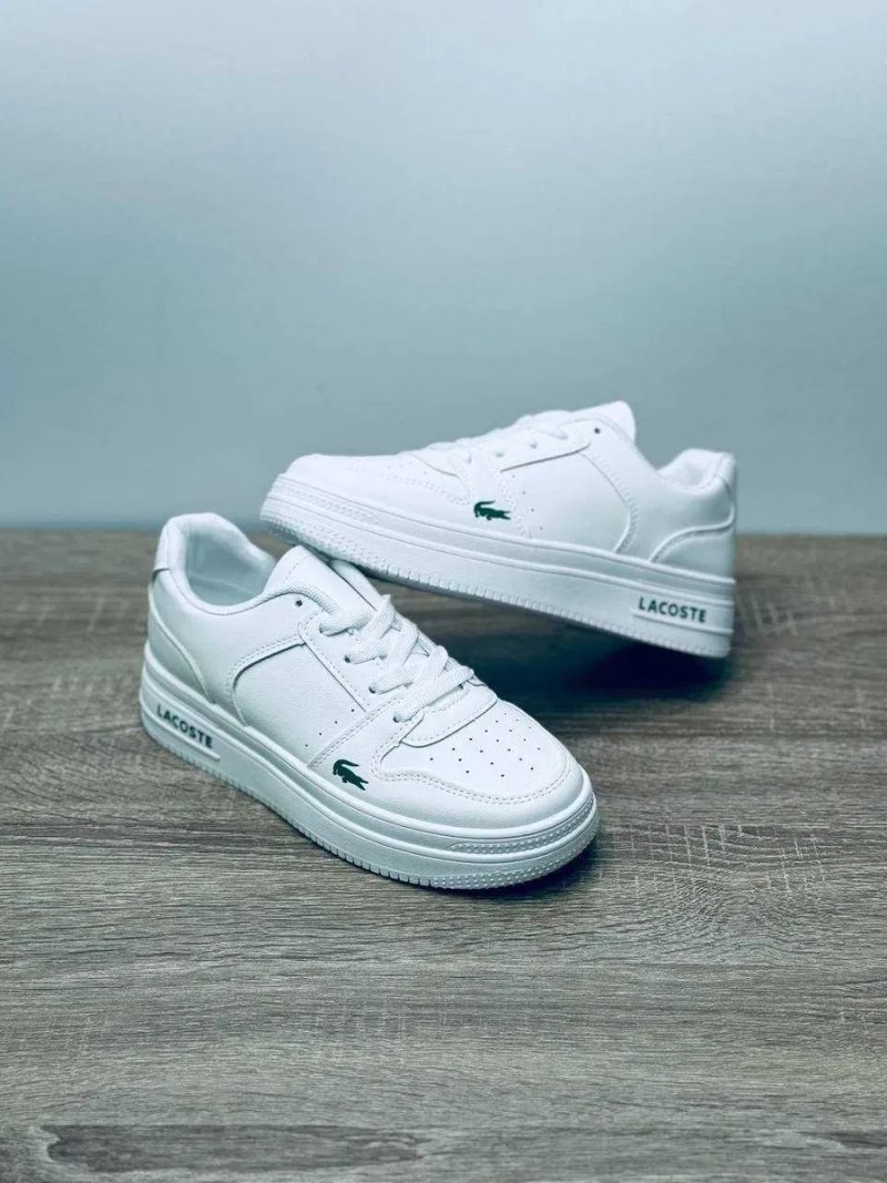 Lacoste белые кожаные кроссовки Лакоста Кросовки Лакосте кросівки білі Лакост Lacosta Осень 2026 Кроссовки Lacoste женские — фото 4