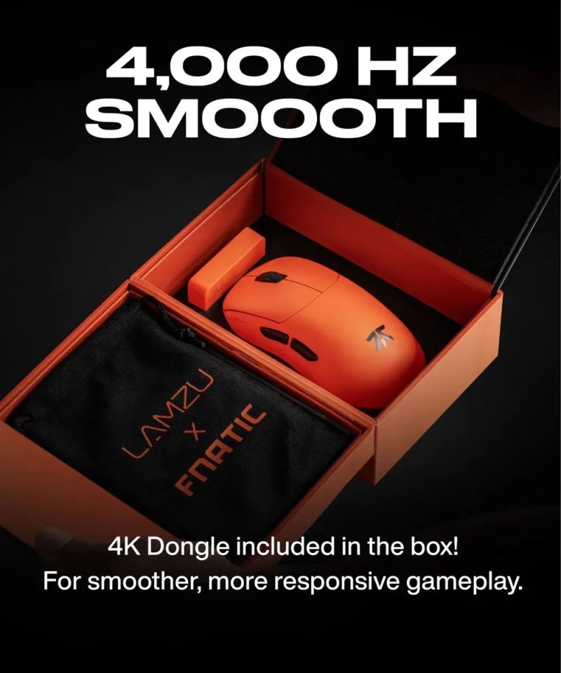 LAMZU x Fnatic THORN 4K Special Edition / ламзу мышь гризун миша — фото 3