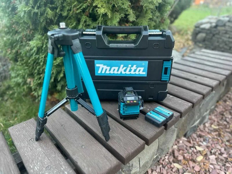 Лазерний рівень 4D 16 ліній Makita. Лазерный нивелир зелений + штатив — фото 2