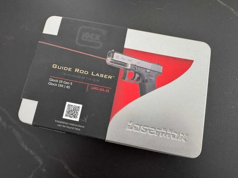 Лазерний цілевказівник LaserMax GuideRod Laser для Glock 19 (Gen 5), 19X, 45