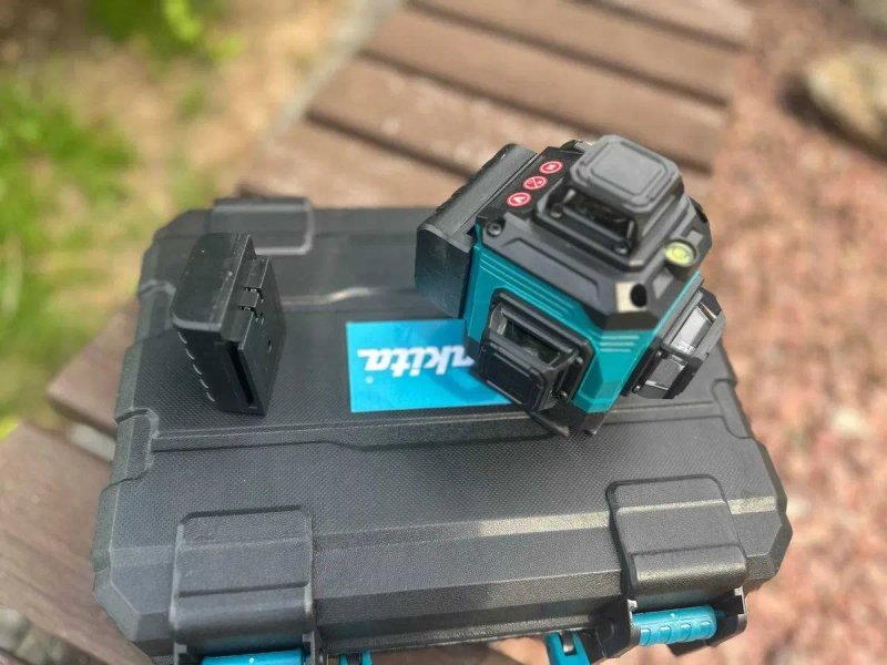 Лазерный уровень makita‼️ Лазерный уровень 16 линий. Лазерный уровень 4d, лазерный уровень 4д, лазерный уровень макита. Лазерный уровень нивелир +кейс — фото 2