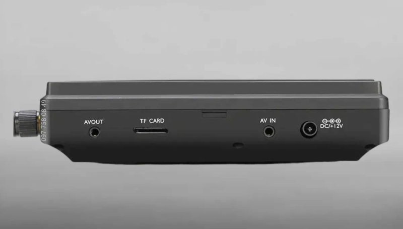LCD5802D + DVR + приймач 5.8 GHz на 40 каналів FPV Монітор (5802 D) — фото 5