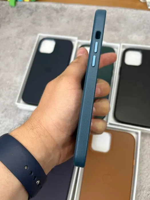 Leather Case MagSafe iPhone 12 Pro Max | 12 Pro | 12 | Animation | Шкіряний чохол Кожаный чехол анимация | з мікрофіброю — фото 7