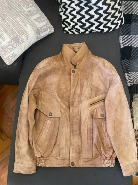 leather vintage jacket кожанка шкіряна куртка