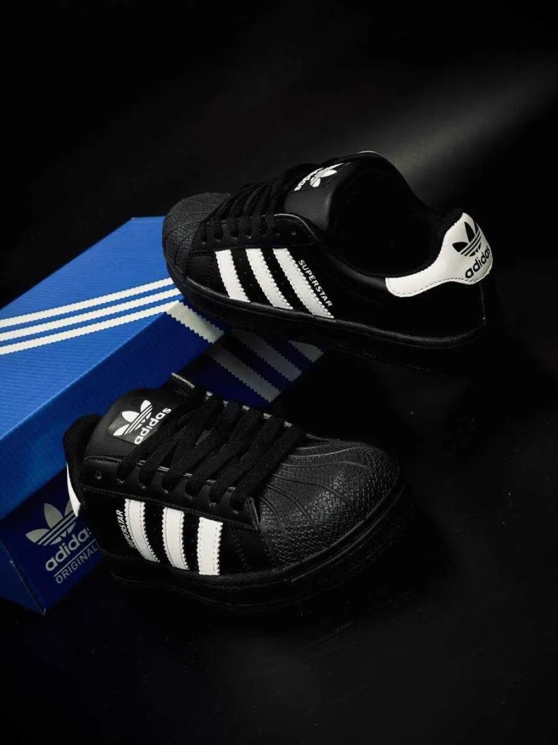 Легенда вернулась / Adidas Superstar / женские суперстары / натуральная кожа / adidas superstar black / кросовки адидас класика — фото 3