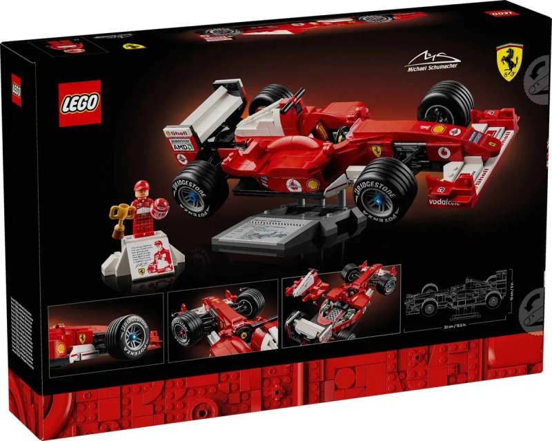 LEGO 11375 Icons Ferrari F2004 та Міхаель Шумахер — фото 2