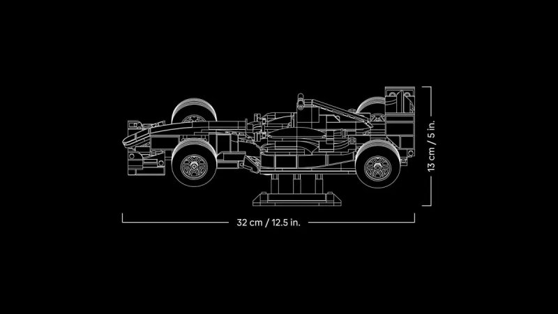 LEGO 11375 Icons Ferrari F2004 та Міхаель Шумахер — фото 8