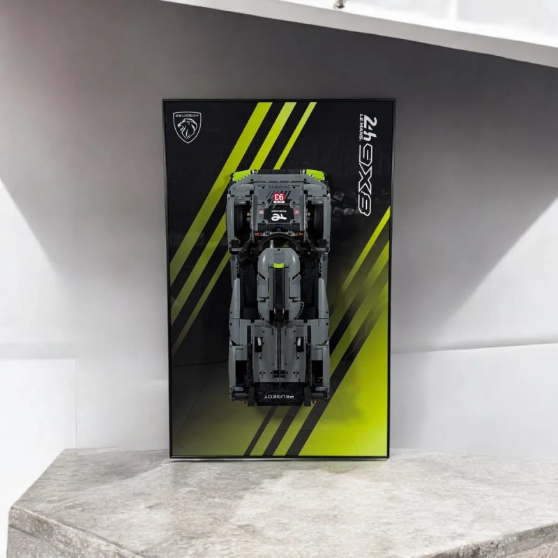 LEGO Рамка Рамки Арт картина для конструктора Porshe Ferrari Peugeot McLaren Lamborghini Bugatti Ford Alfa Romeo — фото 4