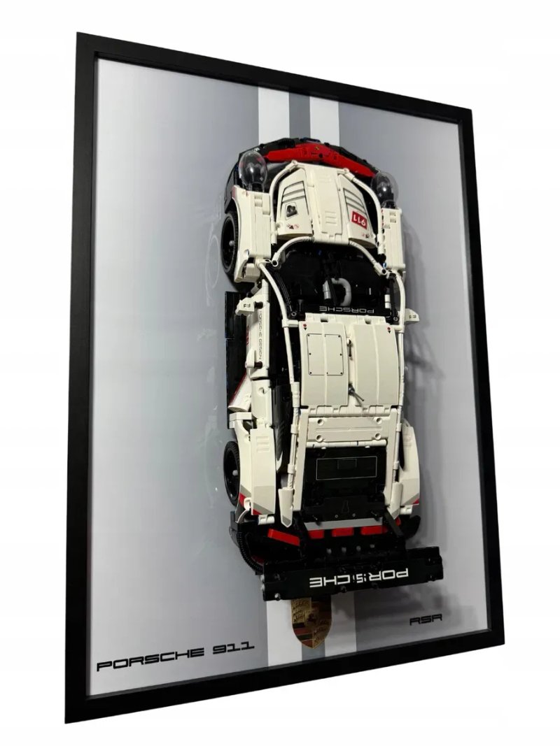 LEGO Рамка Рамки Арт картина для конструктора Porshe Ferrari Peugeot McLaren Lamborghini Bugatti Ford Alfa Romeo — фото 6