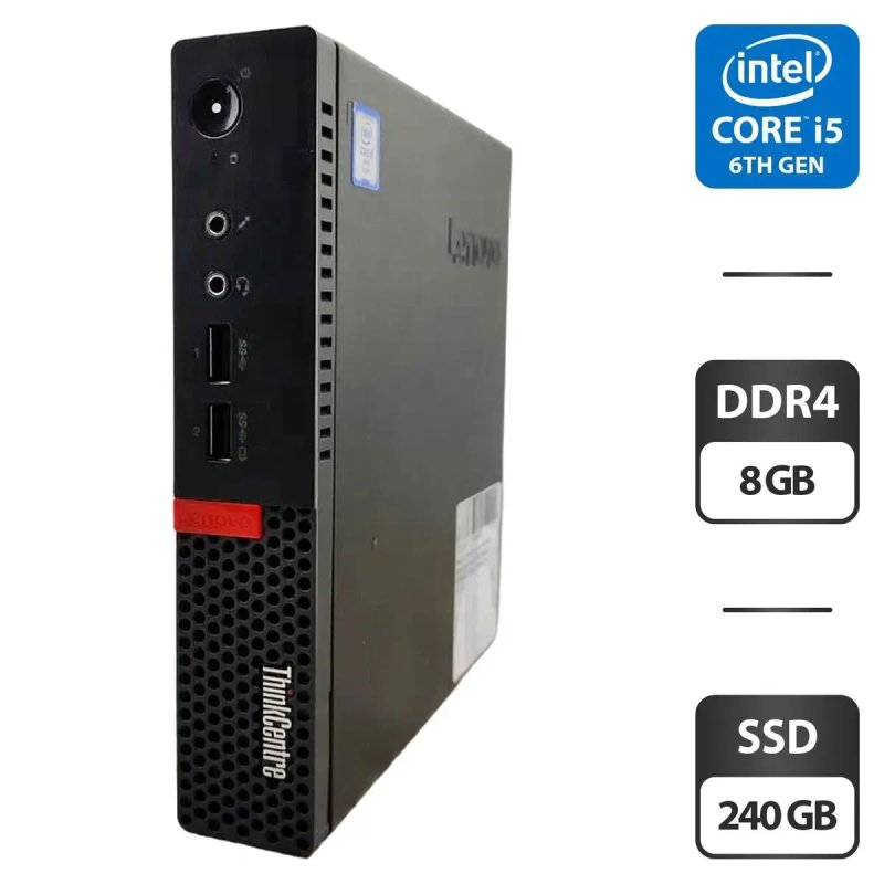 Lenovo ThinkCentre M910q Tiny s1151 (Core i5-7x00T/8GB/SSD256GB ОПТ‼️ — фото 8