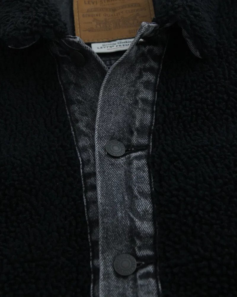 LEVI’S чоловіча джинсова куртка шерпа. Оригінал. (М) — фото 6