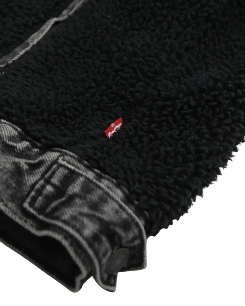 LEVI’S чоловіча джинсова куртка шерпа. Оригінал. (М) — фото 7