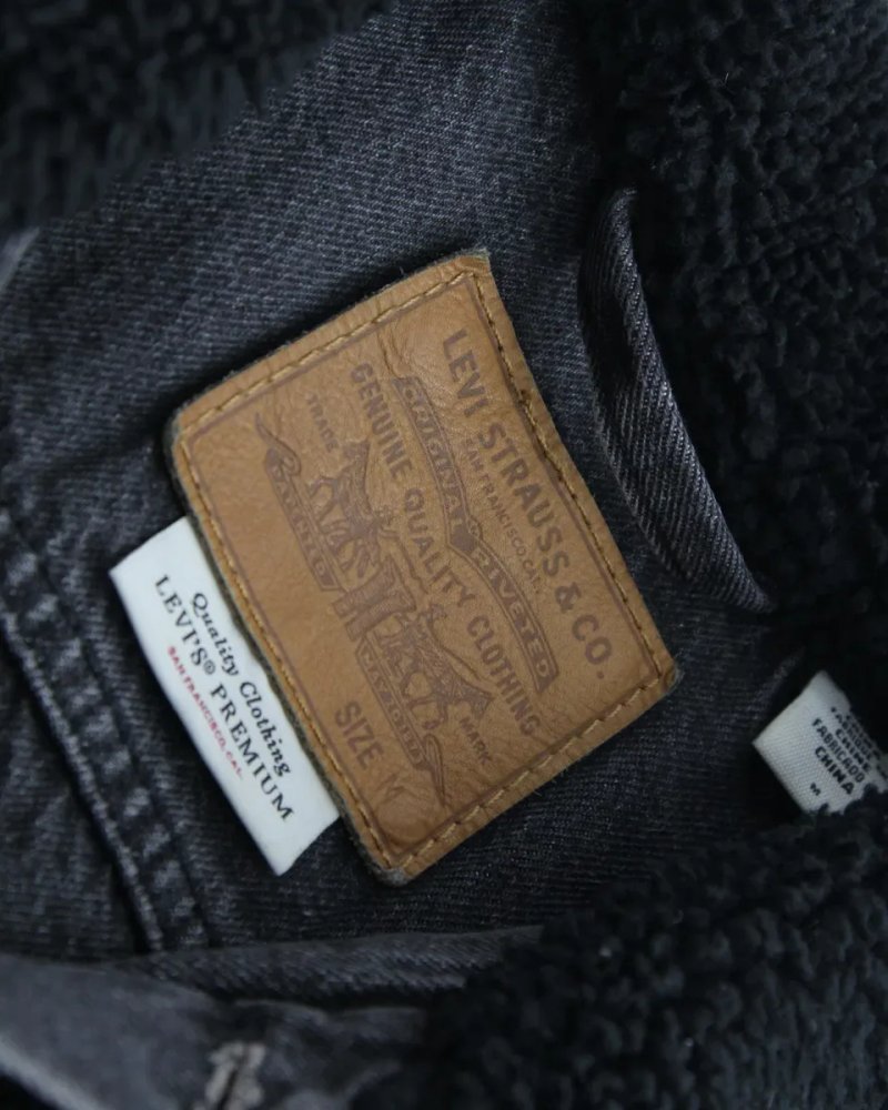 LEVI’S чоловіча джинсова куртка шерпа. Оригінал. (М) — фото 8