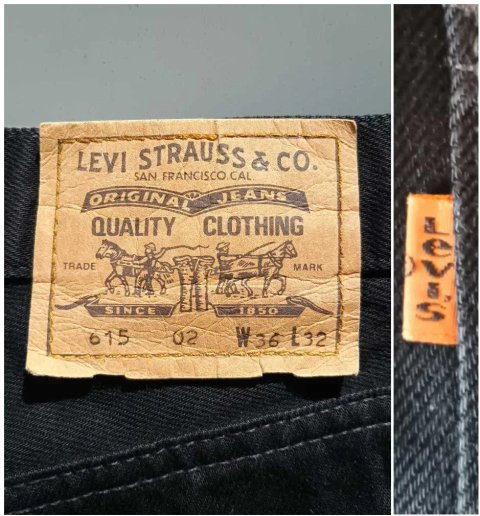Levis 615. Orange tab. 1998 год. W -34(36). L-32.