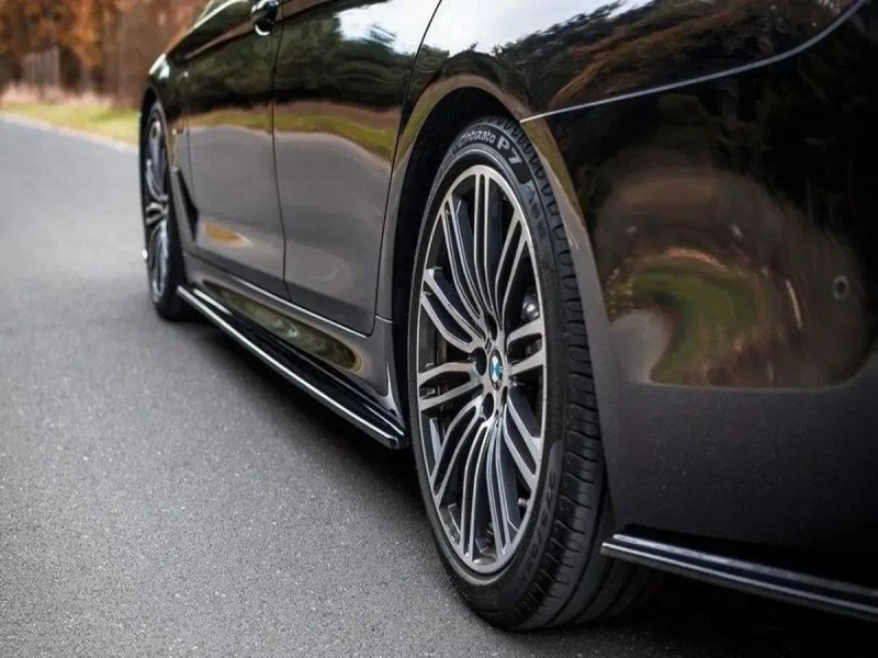 Лезвия BMW леза на пороги бмв F30 F32 G20 F10 G30 F15 M-Performance M3 — фото 4