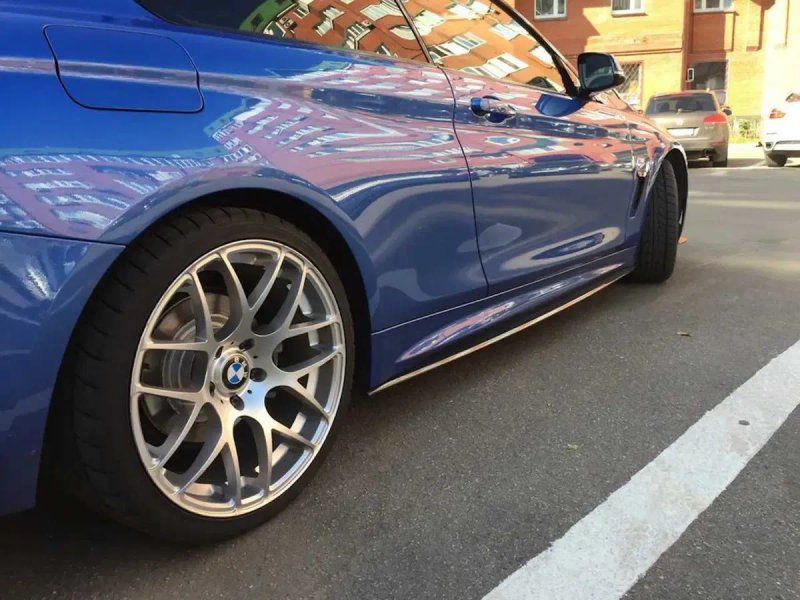 Лезвия BMW леза на пороги бмв F30 F32 G20 F10 G30 F15 M-Performance M3 — фото 6