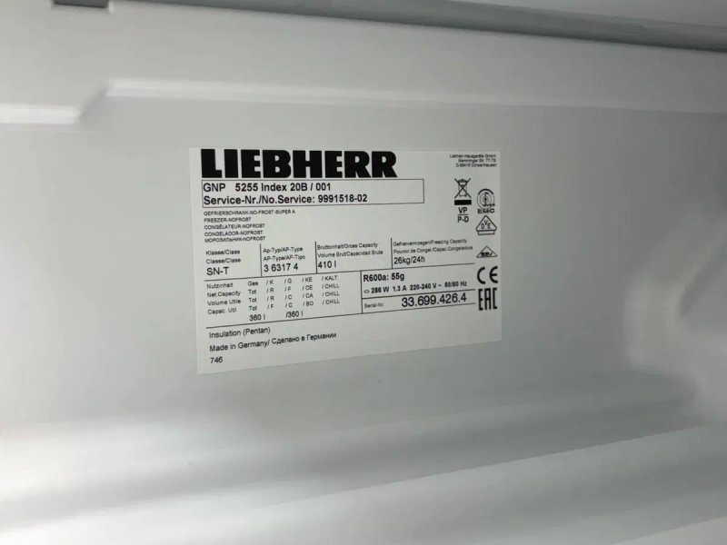 Liebherr GNP 5255 Premium — ВЕЛИКА морозильна камера NoFrost — фото 8