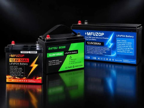 LiFePO4 12V 100Ah Акумулятор DATOUBOSS 1280Wh, 100A, з BMS платою. Аккамулятор, Аккумулятор LiFePO4 12.8V 100Ah батарея. Аккамуляторная батарея.