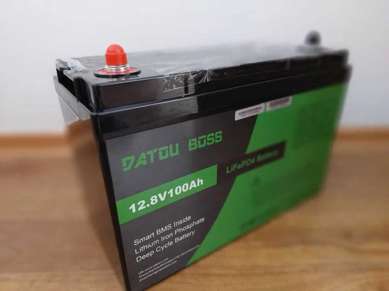 LiFePO4 12V 100Ah Акумулятор DATOUBOSS 1280Wh, 100A, з BMS платою. Аккамулятор, Аккумулятор LiFePO4 12.8V 100Ah батарея. Аккамуляторная батарея. — фото 4