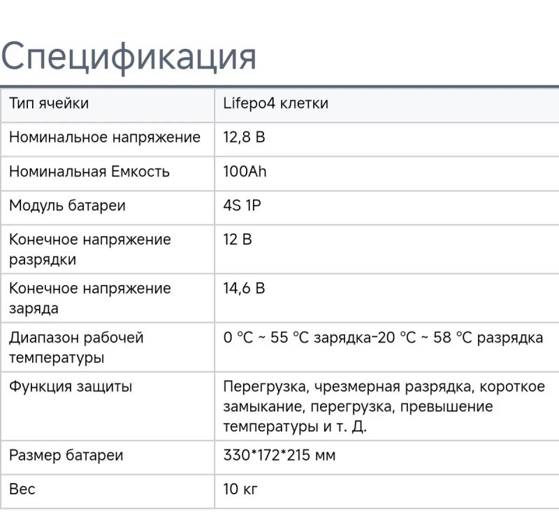 LiFePo4 аккумулятор для инвертора, ИБП,  12v  100ah — фото 6