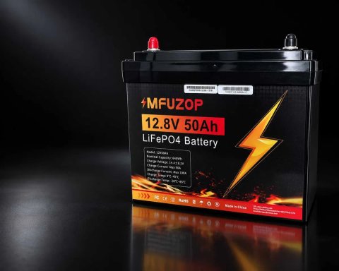 LiFePO4 акумулятор Mfuzop POWER 12.8V 50Ah (≈640 Wh) з BMS — компактна батарея для RV та сонячних систем. Аккамулятор. В наявності 50, 100, 200, 300.