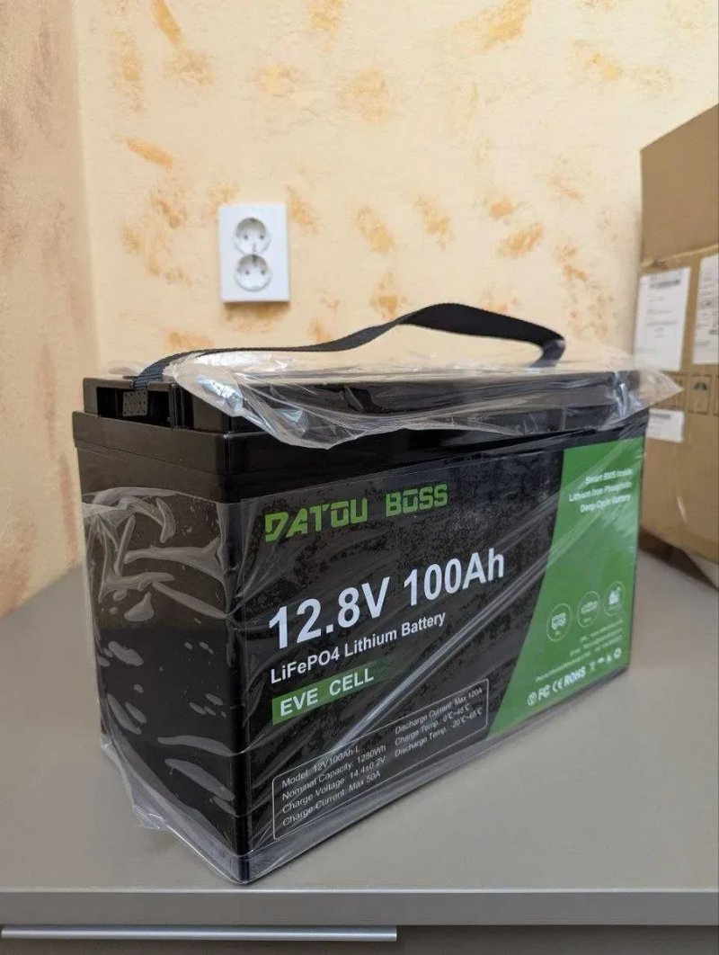 ‼️lifepo4 акумуляторна батарея 200А 300А 100Аг 12V 24V 48V ( 12.8V 25.6V 51.2 V) для інвертора дбж котла світла якісні комірки Eve — фото 2