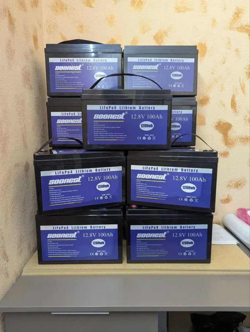 LiFePO4 Soonest 12V 100Ah надійний акумулятор з безкоштовною доставкою — фото 2
